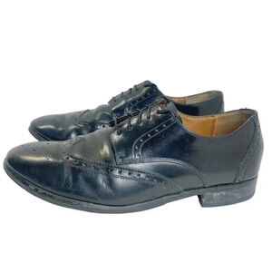 Florsheim Brookside Black Leather Wingtip Oxford Men's Size 10